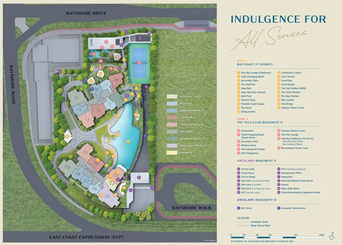 Vela Bay site plan
